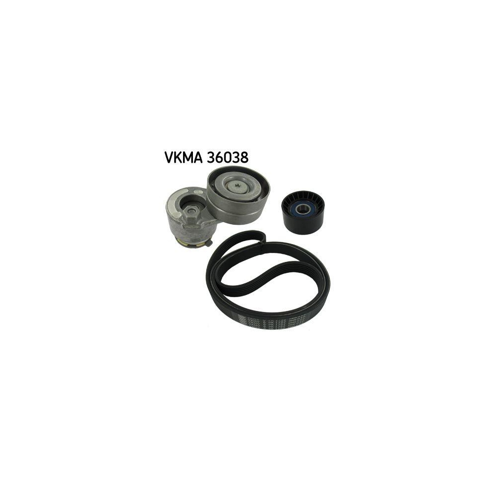 Keilrippenriemensatz SKF VKMA 36038 f&uuml;r MITSUBISHI NISSAN OPEL RENAULT VAUXHALL