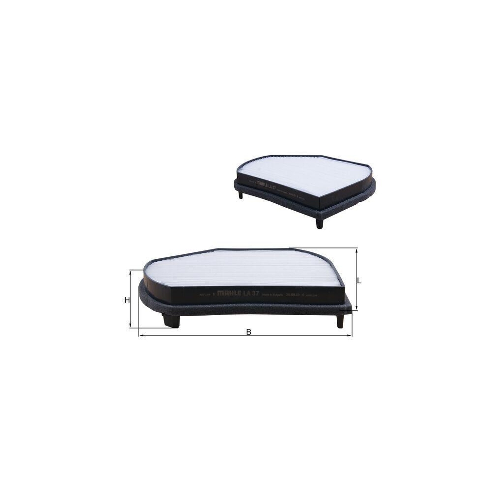 Filter, Innenraumluft KNECHT LA 37 für CHRYSLER FIAT MERCEDES-BENZ