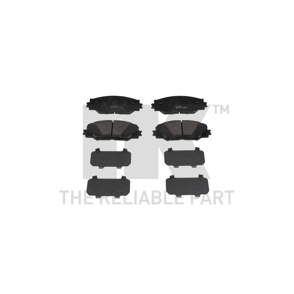 Bremsbelagsatz, Scheibenbremse NK 224575 f&uuml;r TOYOTA, Vorderachse