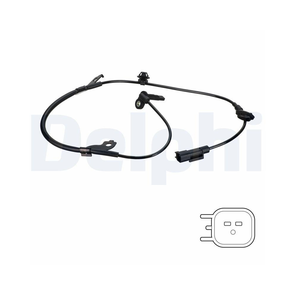 DELPHI SS20437 Sensor, Raddrehzahl f&uuml;r MITSUBISHI, Vorderachse links