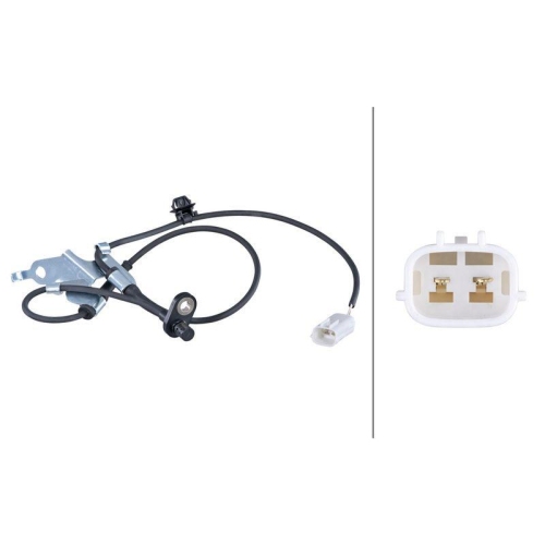 HELLA 6PU 358 417-431 Sensor, Raddrehzahl f&uuml;r MAZDA, Vorderachse rechts