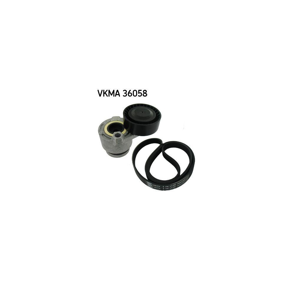Keilrippenriemensatz SKF VKMA 36058 für MG NISSAN OPEL RENAULT ROVER VAUXHALL