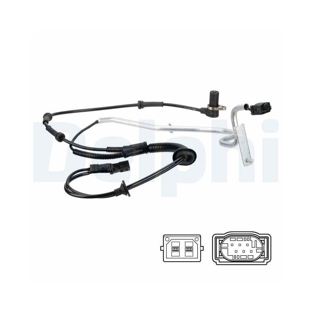 DELPHI SS20824 Sensor, Raddrehzahl f&uuml;r VW, Hinterachse links