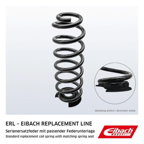 EIBACH R22937 Fahrwerksfeder Eibach ERL, Einzelfeder (Serienersatz) f&uuml;r AUDI VW