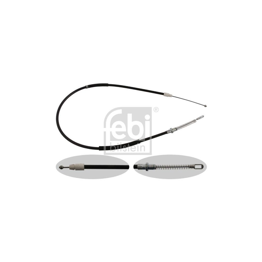 FEBI BILSTEIN Seilzug, Feststellbremse 37273 f&uuml;r MERCEDES-BENZ VW, hinten