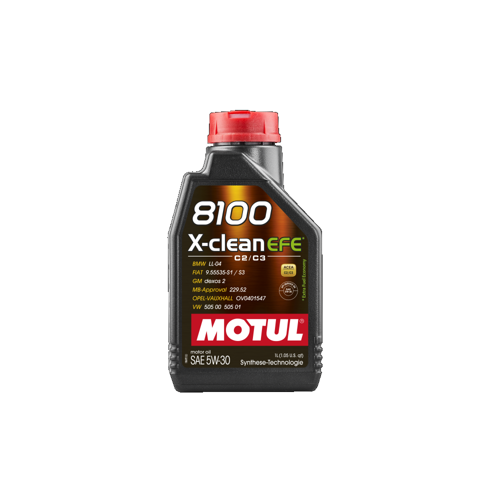 Motoröl MOTUL 109455 8100 X-CLEAN EFE 5W-30 für