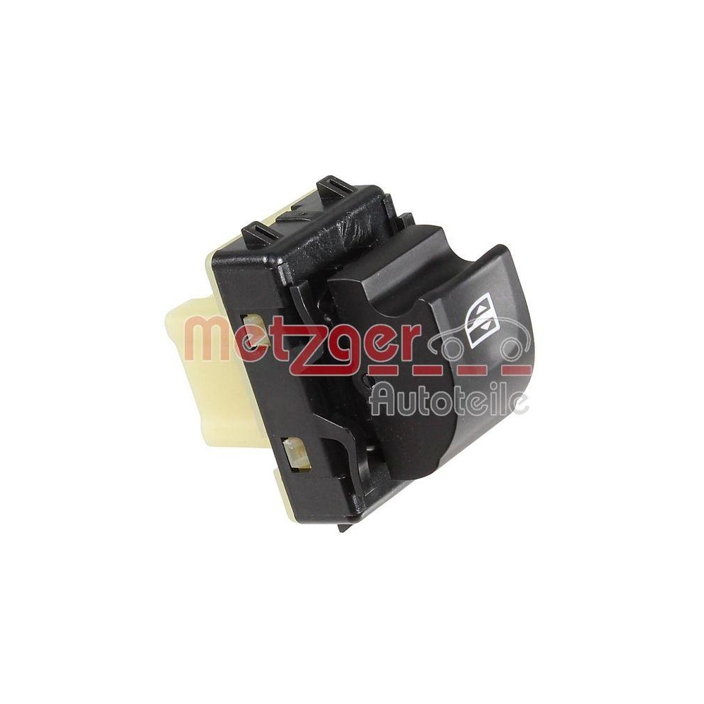 Schalter, Fensterheber METZGER 0916951 GREENPARTS f&uuml;r RENAULT, beifahrerseitig