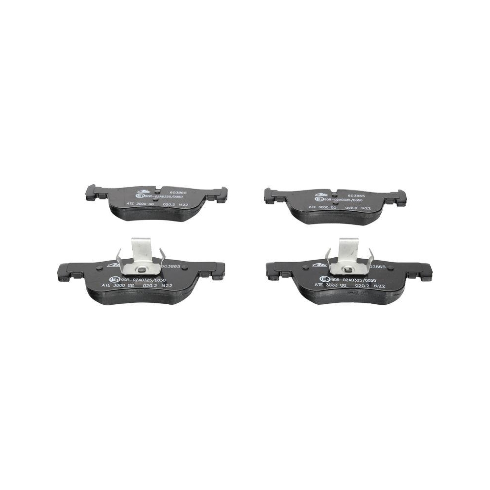 Bremsbelagsatz, Scheibenbremse ATE 13.0460-3865.2 f&uuml;r BMW, Vorderachse