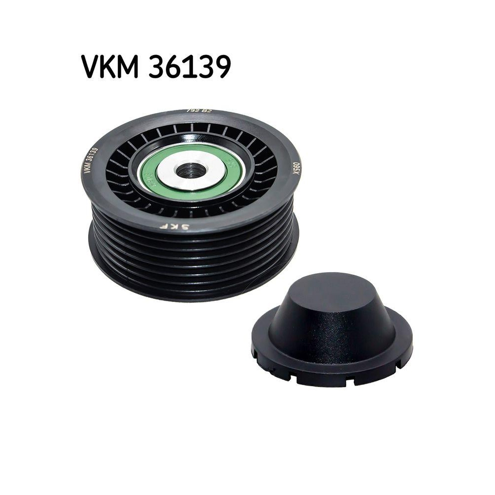 Umlenk-/F&uuml;hrungsrolle, Keilrippenriemen SKF VKM 36139 f&uuml;r MERCEDES-BENZ RENAULT
