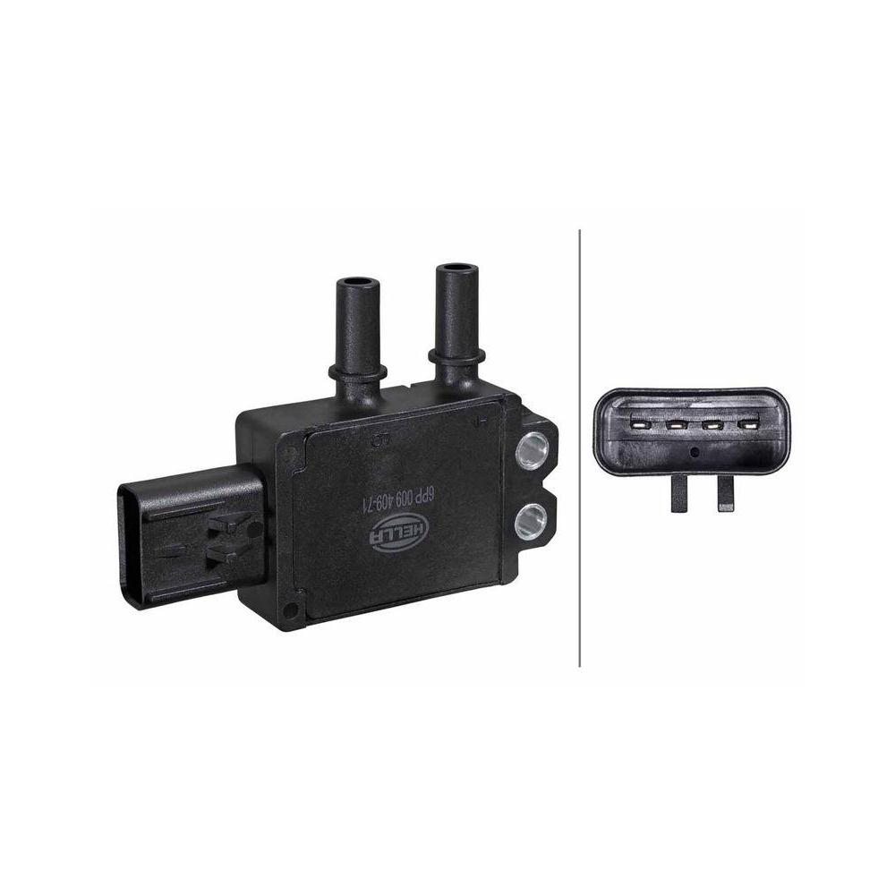 HELLA Sensor, Abgasdruck 6PP 009 409-711 f&uuml;r DAF CUMMINS