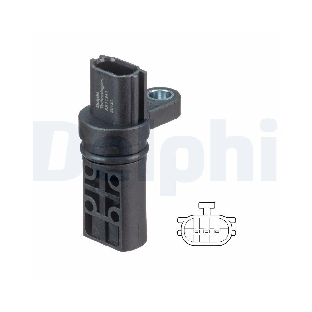 DELPHI SS11341 Impulsgeber, Kurbelwelle f&uuml;r NISSAN INFINITI, vorne