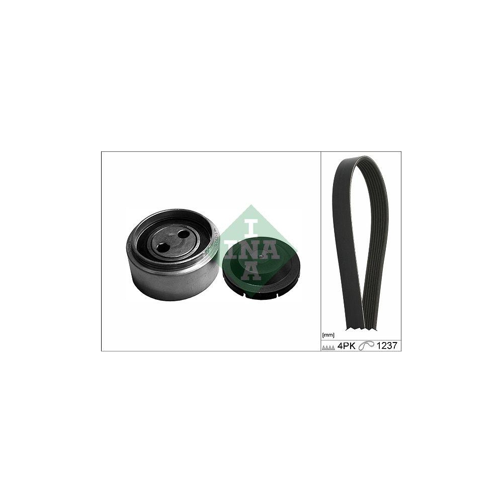 Keilrippenriemensatz Schaeffler INA 529 0087 10 f&uuml;r AUDI SEAT SKODA VW