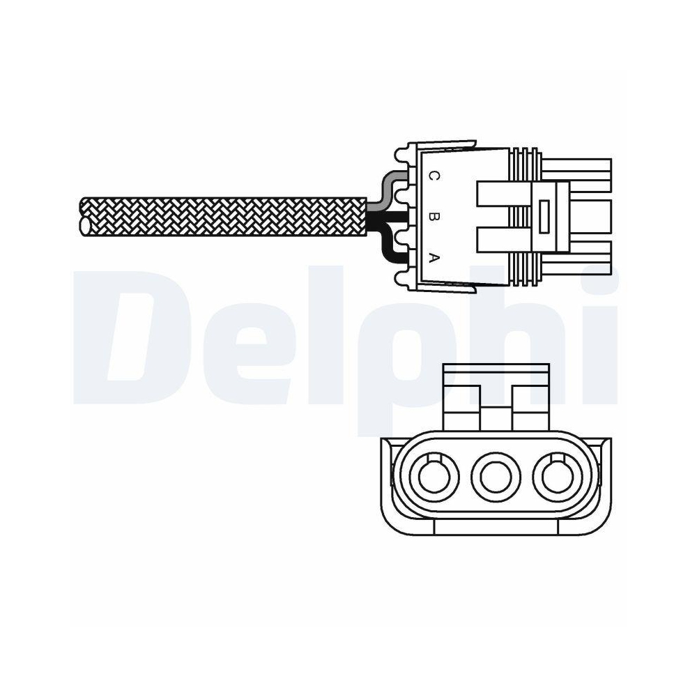 DELPHI ES10990-12B1 Lambdasonde für OPEL RENAULT VAUXHALL GENERAL MOTORS