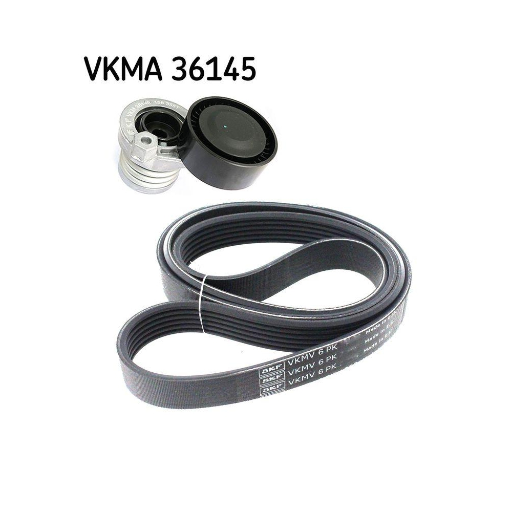 Keilrippenriemensatz SKF VKMA 36145 f&uuml;r AUDI BMW FIAT LANCIA MERCEDES-BENZ DACIA