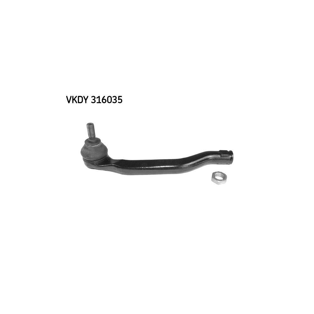 Spurstangenkopf SKF VKDY 316035 f&uuml;r RENAULT, Vorderachse rechts
