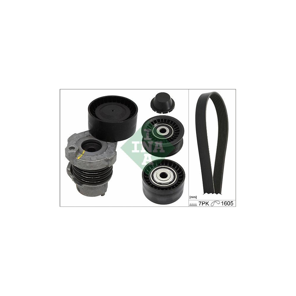 Keilrippenriemensatz Schaeffler INA 529 0194 10 f&uuml;r NISSAN RENAULT DACIA