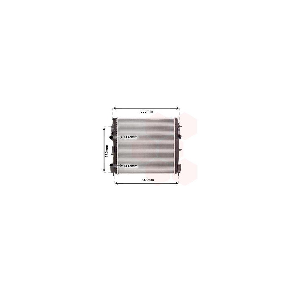 K&uuml;hler, Motork&uuml;hlung VAN WEZEL 43002399 f&uuml;r RENAULT