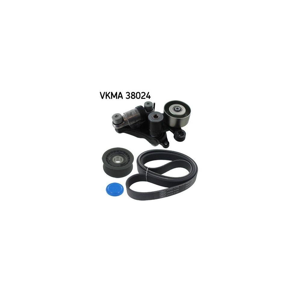 Keilrippenriemensatz SKF VKMA 38024 f&uuml;r AUDI CHRYSLER FIAT LANCIA MERCEDES-BENZ