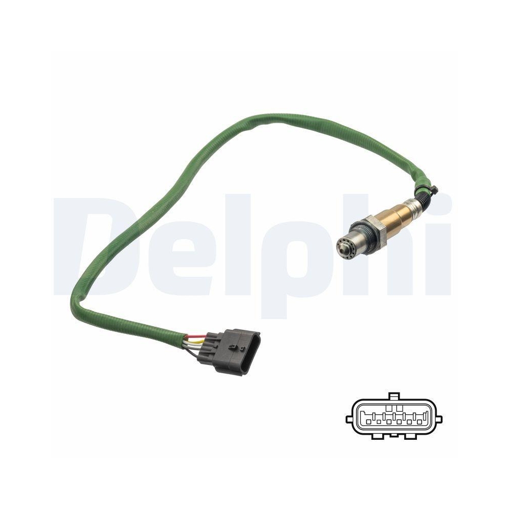 DELPHI ES21080-12B1 Lambdasonde f&uuml;r RENAULT DACIA, nach Katalysator