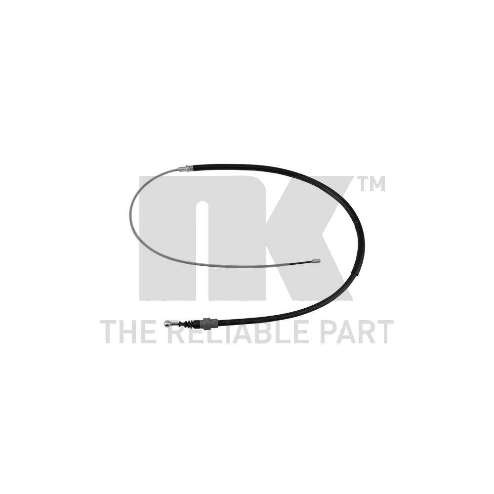 Seilzug, Feststellbremse NK 904790 f&uuml;r AUDI SEAT SKODA VW, hinten links, links