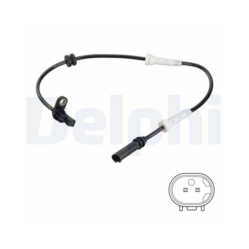 DELPHI SS20755 Sensor, Raddrehzahl f&uuml;r BMW, Vorderachse