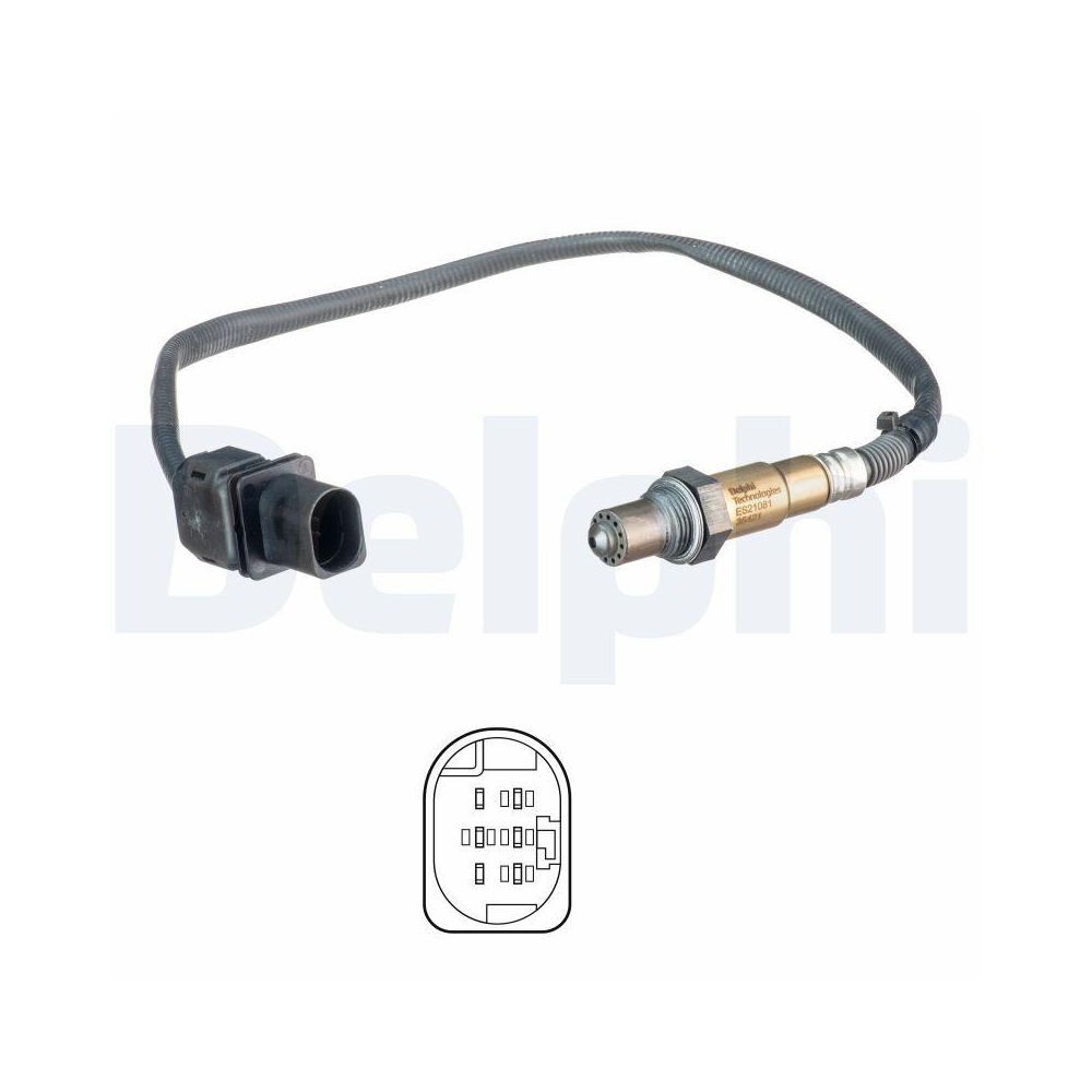 DELPHI ES21081-12B1 Lambdasonde f&uuml;r BMW, nach Katalysator, vor Katalysator