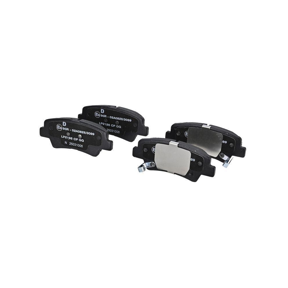 DELPHI LP2195 Bremsbelagsatz, Scheibenbremse f&uuml;r SSANGYONG HYUNDAI KIA GEELY