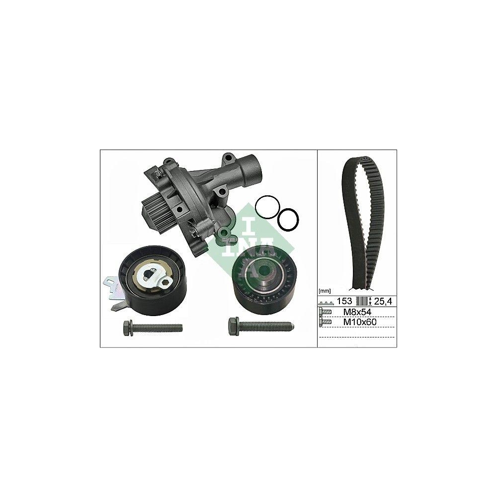 Wasserpumpe + Zahnriemensatz Schaeffler INA 530 0471 30 für CITROËN PEUGEOT