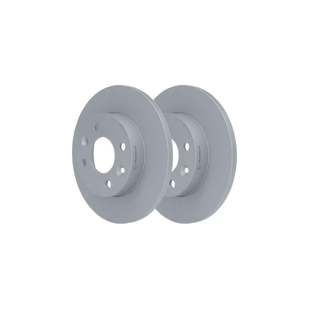 Bremsscheibe ATE 24.0112-0116.1 f&uuml;r RENAULT DACIA, Vorderachse