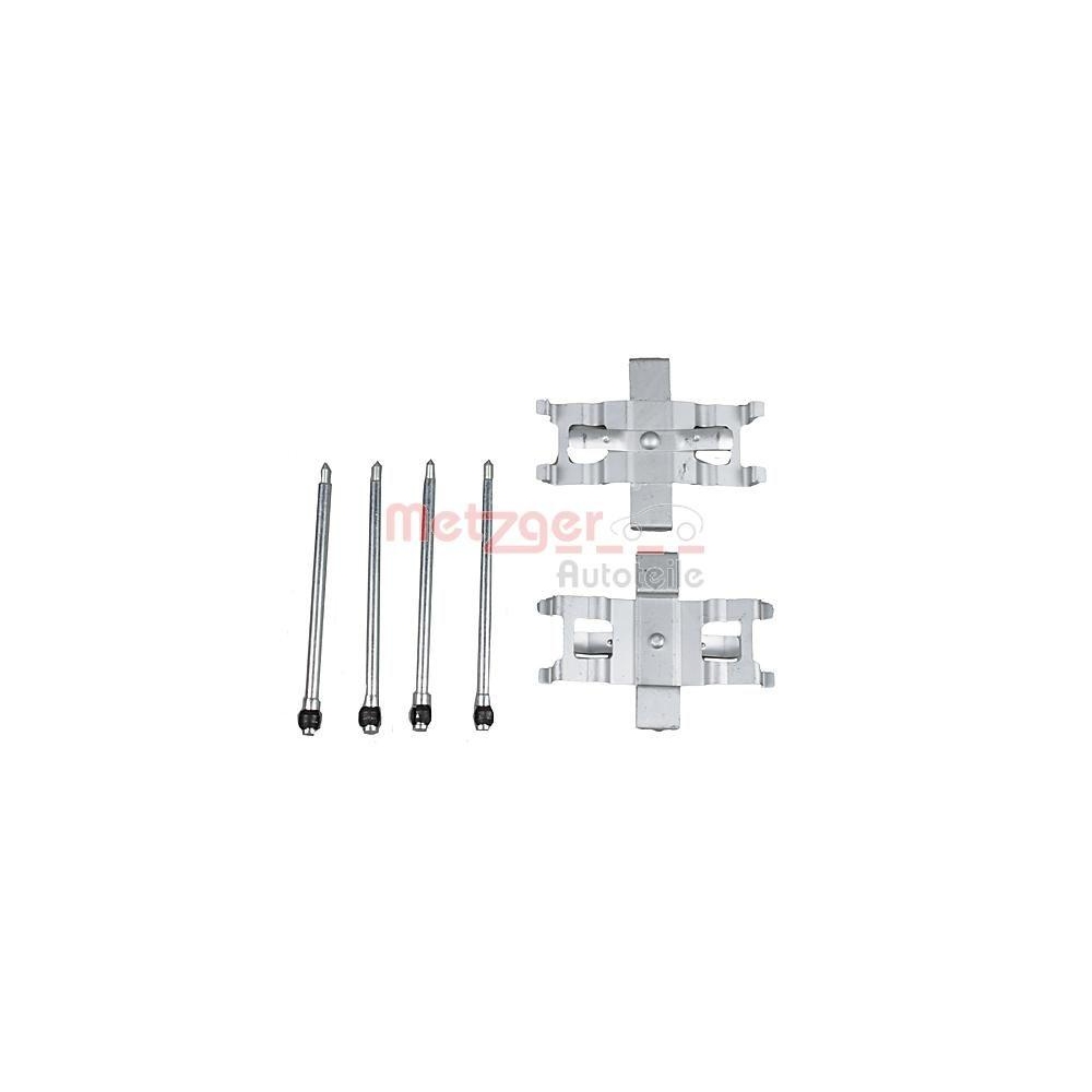 Zubeh&ouml;rsatz, Scheibenbremsbelag METZGER 109-1805 f&uuml;r MERCEDES-BENZ, Vorderachse