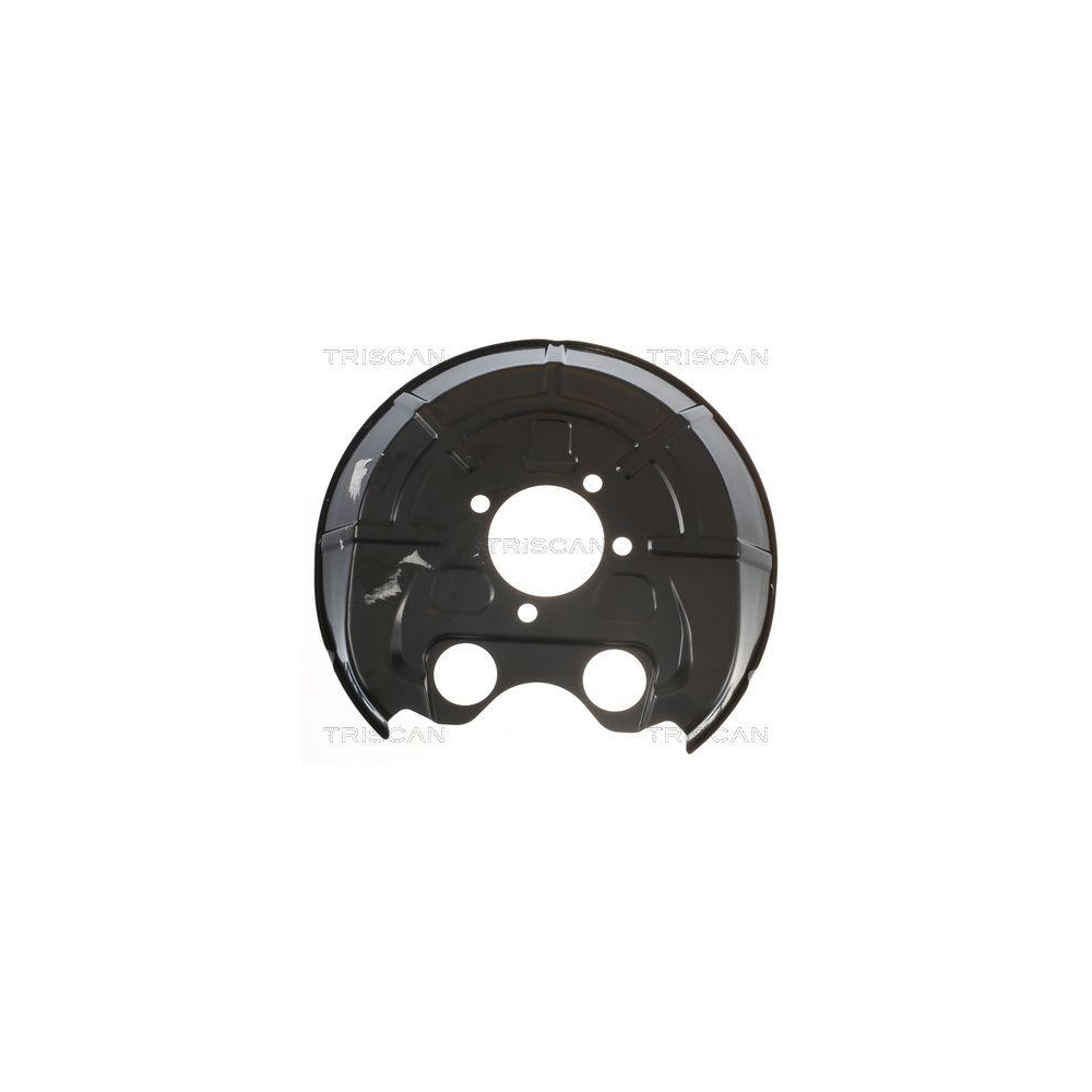 Spritzblech, Bremsscheibe TRISCAN 8125 24203 f&uuml;r OPEL SAAB, Hinterachse links