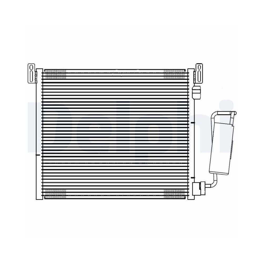 Kondensator, Klimaanlage DELPHI TSP0225688 für OPEL SAAB VAUXHALL CADILLAC