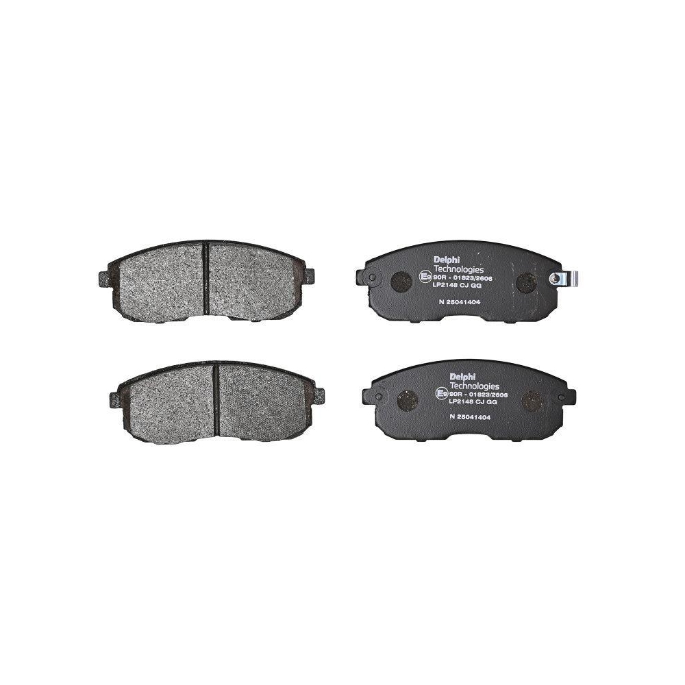 DELPHI LP2146 Bremsbelagsatz, Scheibenbremse f&uuml;r MERCEDES-BENZ, Vorderachse
