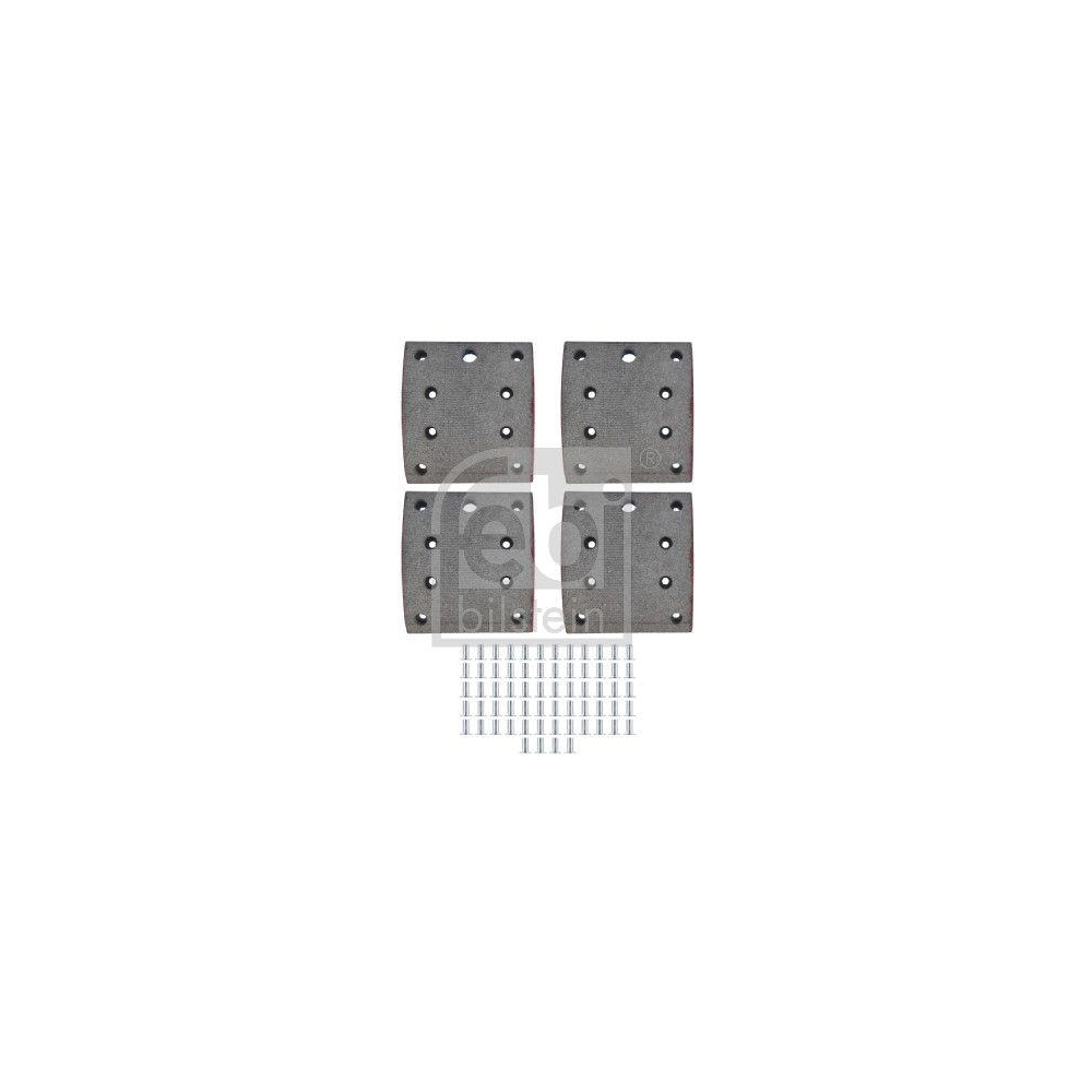 FEBI BILSTEIN Bremsbelag, Trommelbremse 181230 für MERCEDES-BENZ
