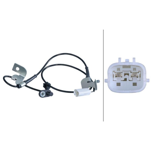 HELLA 6PU 358 418-441 Sensor, Raddrehzahl f&uuml;r MAZDA, Vorderachse links