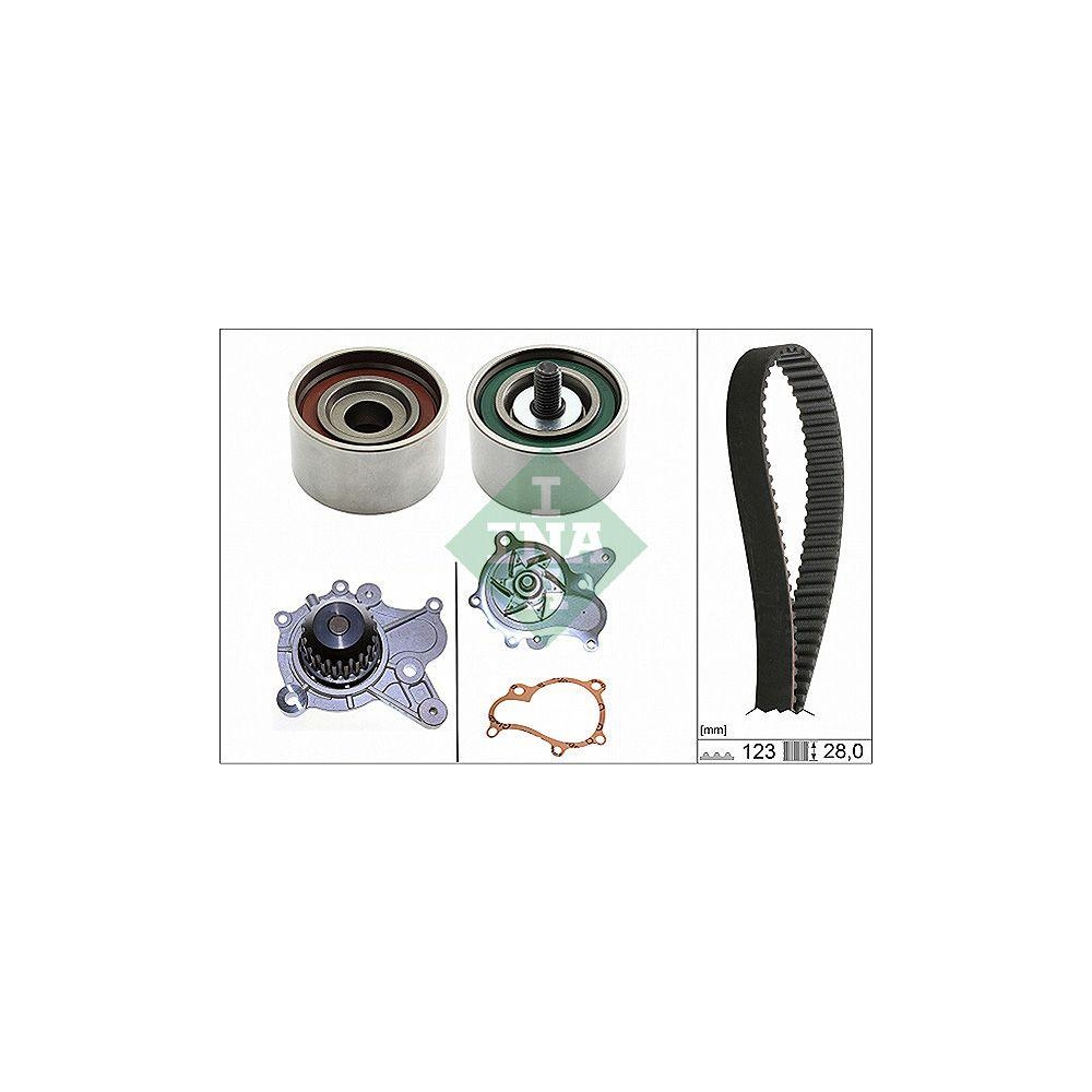 Wasserpumpe + Zahnriemensatz Schaeffler INA 530 0502 30 für HYUNDAI KIA