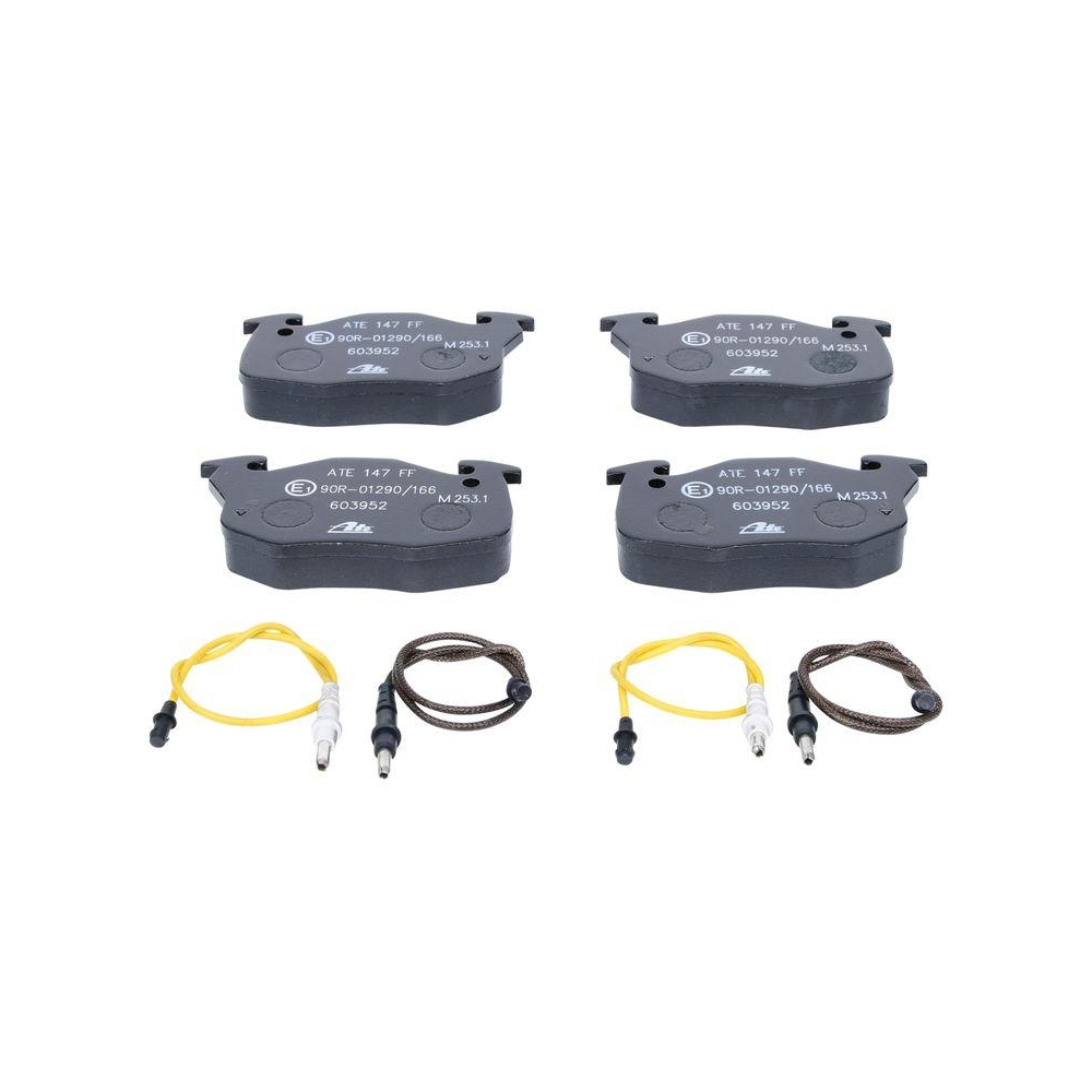 Bremsbelagsatz, Scheibenbremse ATE 13.0460-3952.2 f&uuml;r CITRO&Euml;N PEUGEOT