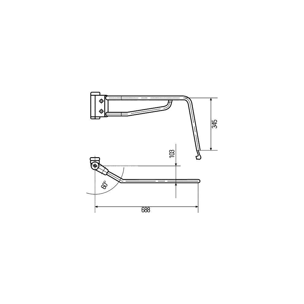 HELLA Halter, Außenspiegel 8HG 503 019-022 für MAN, rechts