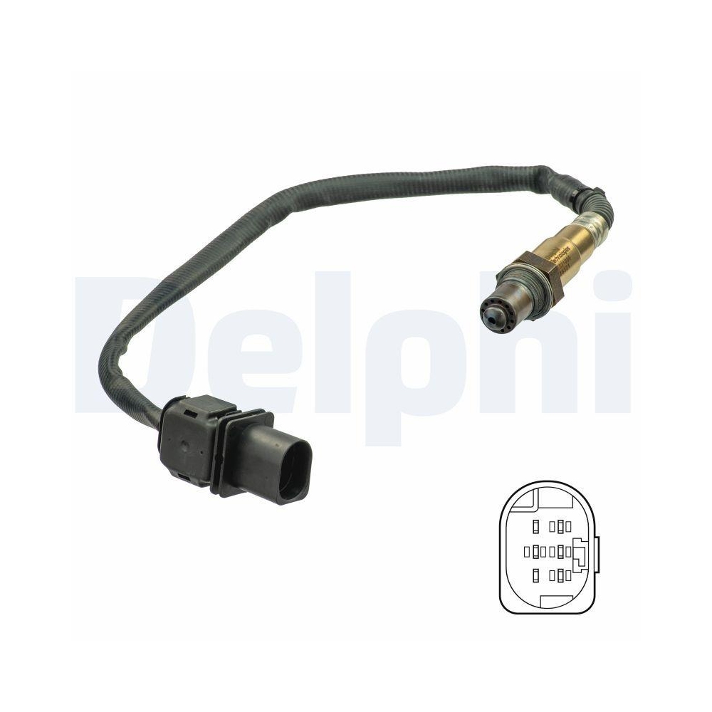 DELPHI ES21086-12B1 Lambdasonde f&uuml;r BMW MINI, vor Katalysator