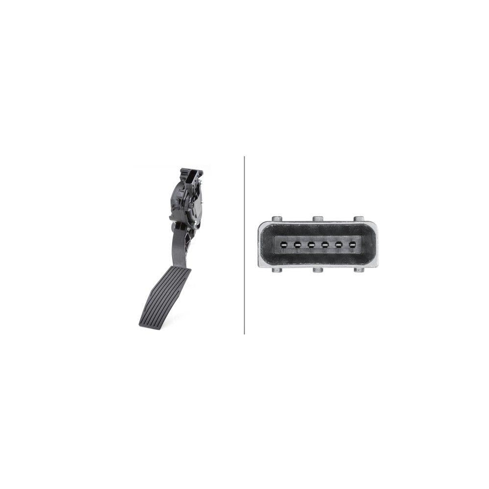 HELLA Sensor, Fahrpedalstellung 6PV 009 765-701 für OPEL SAAB VAUXHALL CHEVROLET