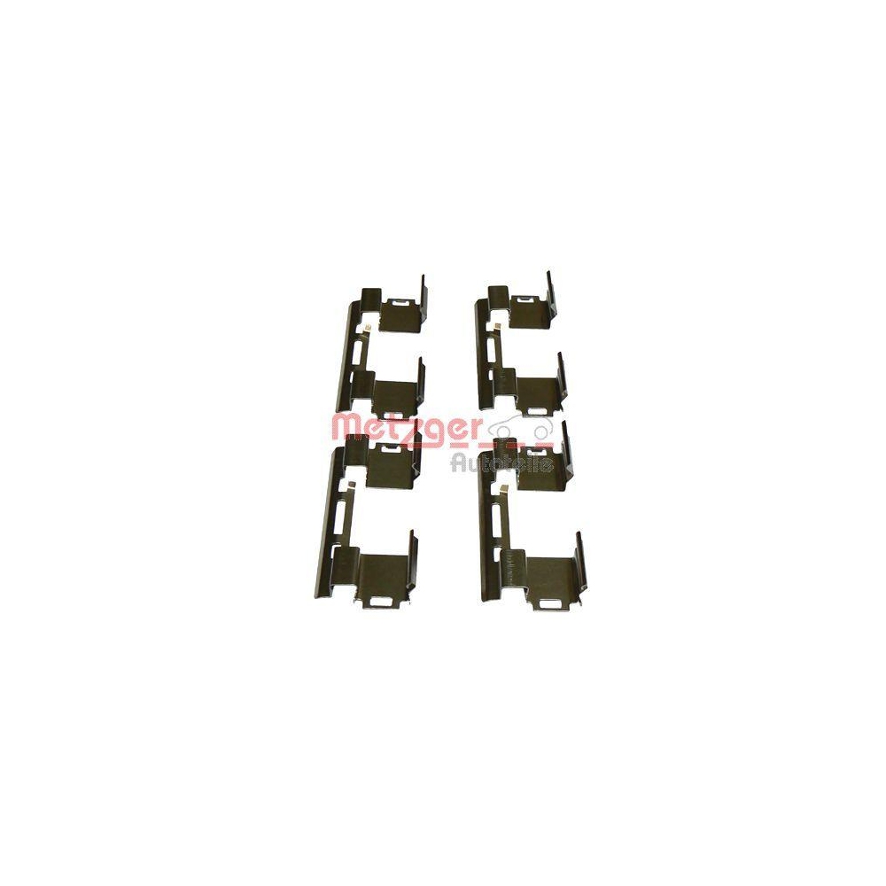 Zubehörsatz, Scheibenbremsbelag METZGER 109-1813 GREENPARTS für, Vorderachse