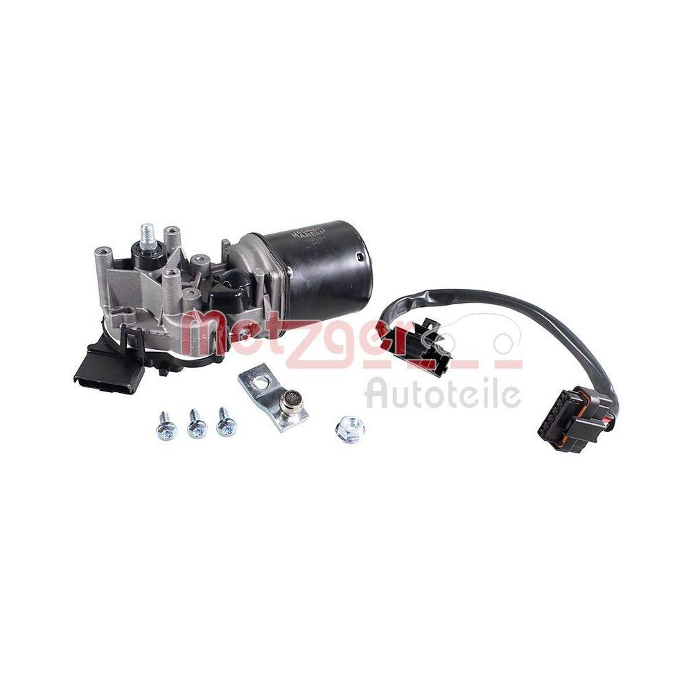Wischermotor METZGER 2190672 ORIGINAL ERSATZTEIL für RENAULT, vorne