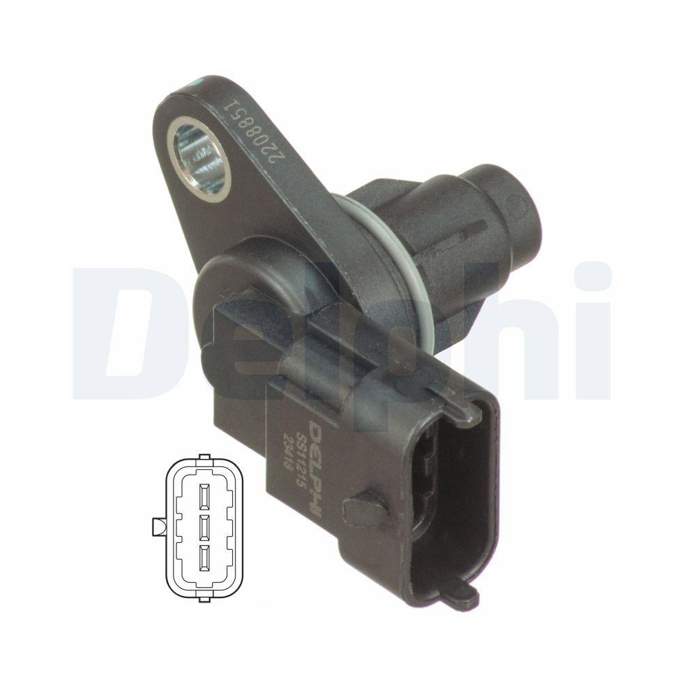 DELPHI SS11215 Sensor, Nockenwellenposition f&uuml;r HYUNDAI KIA, Auslassseite