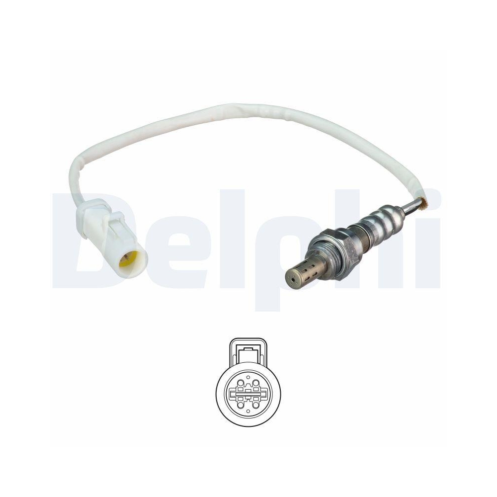DELPHI ES21087-12B1 Lambdasonde f&uuml;r FORD FORD ASIA & OCEANIA, vor Katalysator