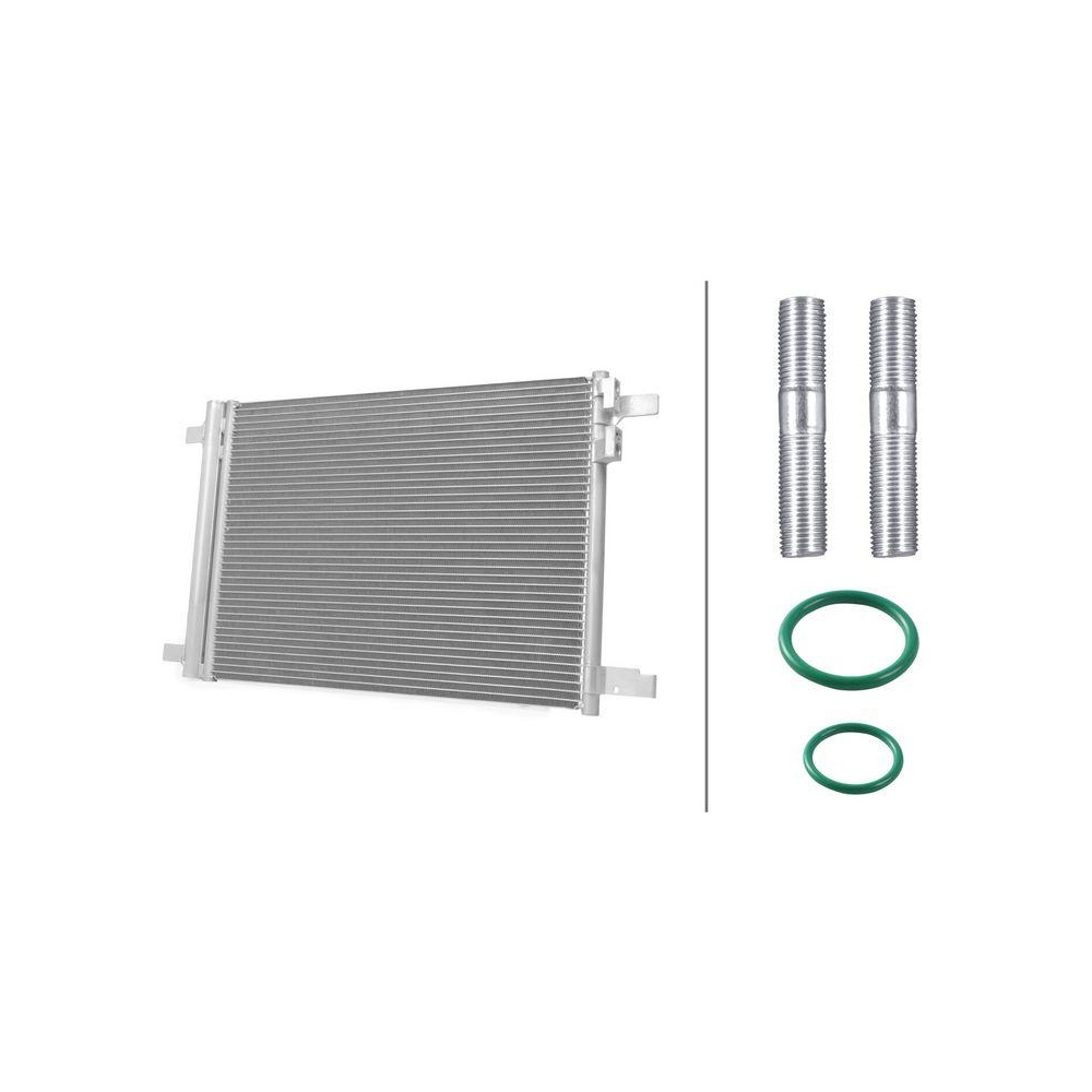 HELLA Kondensator, Klimaanlage 8FC 366 221-401 >>> Easy2Fit <<< für AUDI SEAT VW