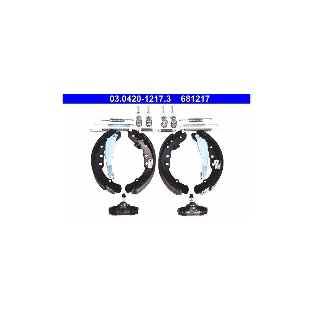 Bremsbackensatz ATE 03.0420-1217.3 Original ATE Kit f&uuml;r, Hinterachse