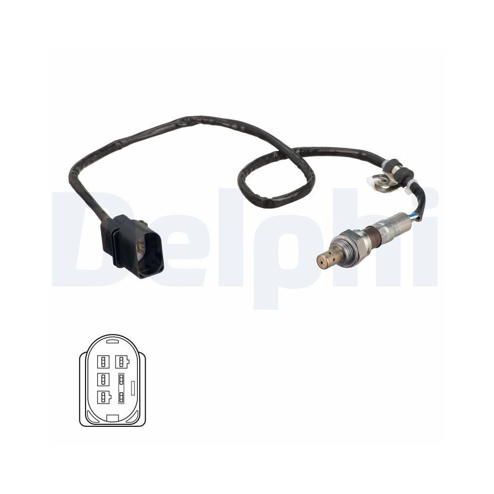 DELPHI ES21102-12B1 Lambdasonde f&uuml;r AUDI SEAT SKODA VW, vor Katalysator