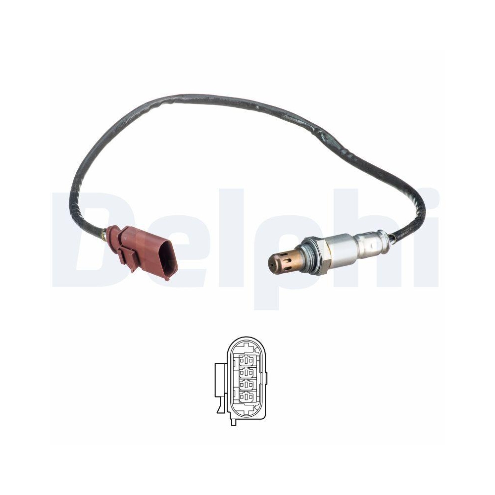 DELPHI ES21089-12B1 Lambdasonde f&uuml;r AUDI SEAT SKODA VW, vor Katalysator