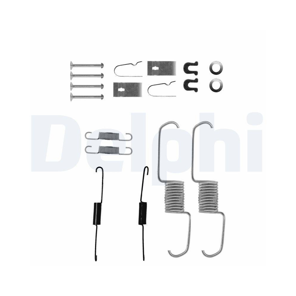 DELPHI LY1218 Zubehörsatz, Bremsbacken für, Hinterachse