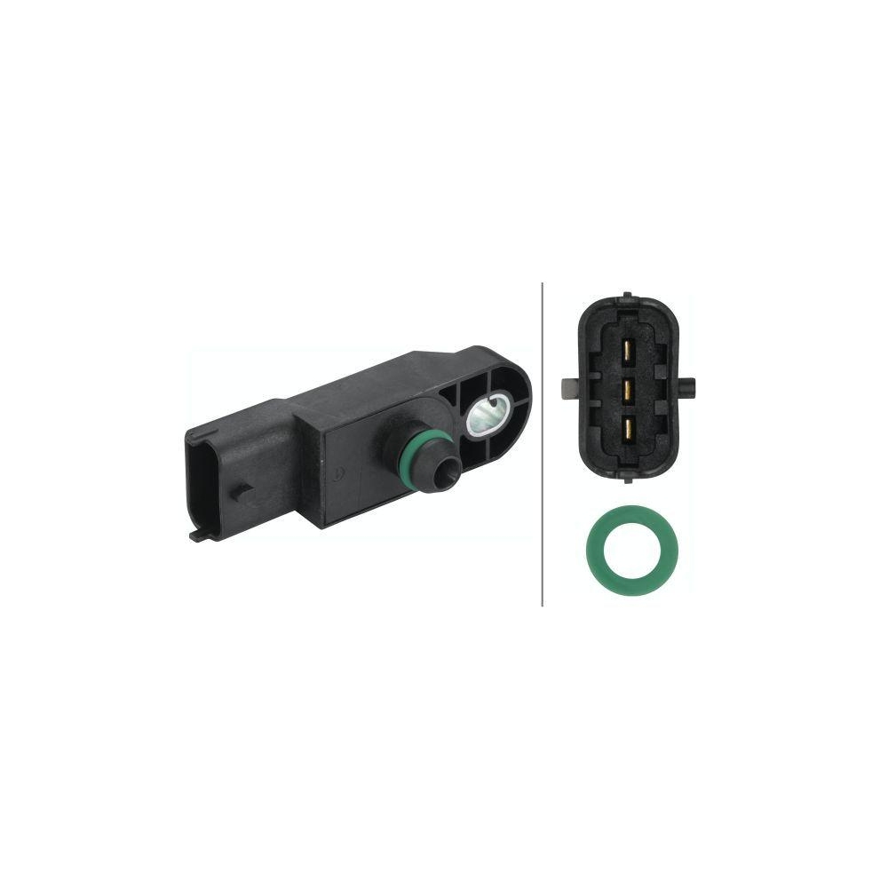 HELLA Sensor, Ladedruck 6PP 009 400-751 f&uuml;r NISSAN OPEL RENAULT SUZUKI VAUXHALL